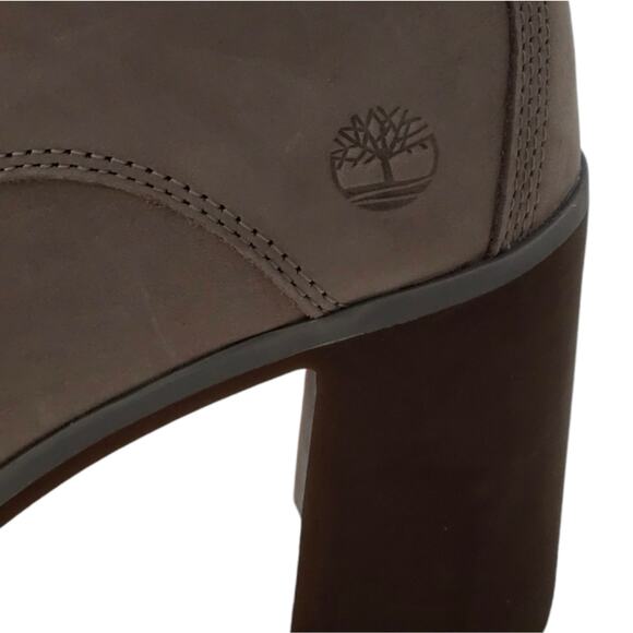 Timberland Women's‎ Allington Lace-Up 6-Inch Boots Beige and Green Suede Boots 9 - Picture 6 of 9